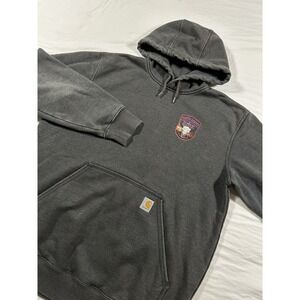 Carhartt Original Fit MidWeight Hoodie MENS Gray Pullover Sweatshirt SIZE MEDIUM